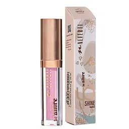 Блеск для губ Neverti Shine Lipgloss шимерный 3 мл (NP803), 002 Bombshell Бледно-розовый