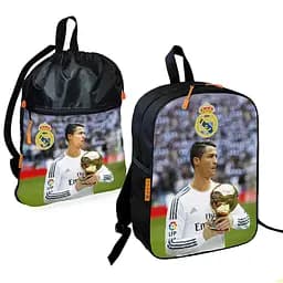 Школьный рюкзак детский Криштиану Роналду + Сумка для обуви спортивной формы рюкзак-мешок мальчику (01873)