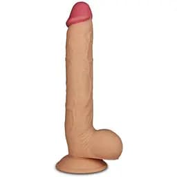 Фаллоимитатор Lovetoy Legendary King Sized Realistic Dildo 10" 27.5 см телесный