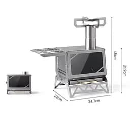 Кемпінгова піч твердопаливна Naturehike CNK2300CW020 - мініатюра 6