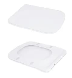 Унітаз підлоговий Qtap Aries Rimless з сидінням Slim Duroplast/ Soft-close/ Quick Release QT03228302W - мініатюра 7