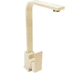 Смеситель кухонный Platinum 8608 поворотный однорычажный из нержавеющей стали топаз (000024560)