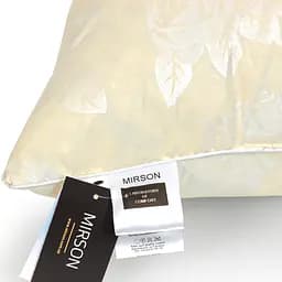 Подушка пухова MirSon Extra №2760 м'яка пух 5% 50х70 см шампань (2200005193648) - мініатюра 5