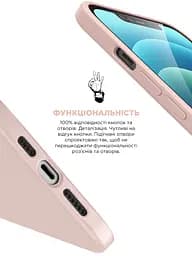 Силиконовый чехол для Apple iPhone 13 Pro, ICON2 Case, розовый, противоударный, панель, защита всего корпуса, матовая поверхность Soft Touch, выступает над дисплеем, совместим с защитными стеклами и пленками, с микрофиброй, ArmorStandart (ARM60588) - мініатюра 4