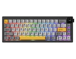 Клавиатура игровая механическая беспроводная Ajazz AK-650B Black RGB Flying Fish Switch Hot-Swap 2.4G/Bluetooth/USB - мініатюра 1