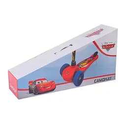 Самокат дитячий Cars Bambi 60-70х26 см Оранжево-синій 000281976 - мініатюра 2