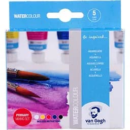 Набір акварельних фарб Van Gogh PRIMARY 5х10 мл Royal Talens