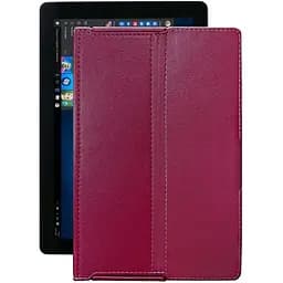 Чохол StatusCASE з екошкіри для планшету Nomi W10100 Deka Бордовий