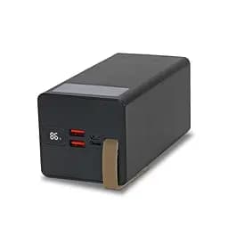 Повербанк 50000mAh Power Bank Kraft TPB-2350 Black 22.5W QC3.0 LED-ліхтар (43-00037) - мініатюра 3
