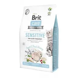 Сухой корм для кошек с пищевой непереносимостью Brit Care Cat GF Insect 2 кг (комахи и рыба)