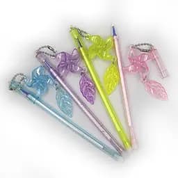 Ручка пиши-стирай Квіти з підвіскою, 12 шт.