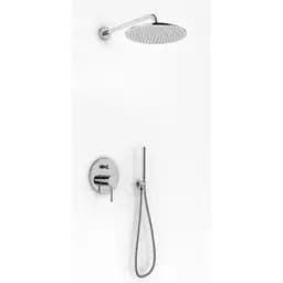 Душова система прихованного монтажу Kohlman Roxin хром + Box прихованого монтажу QW210RR25, Хром