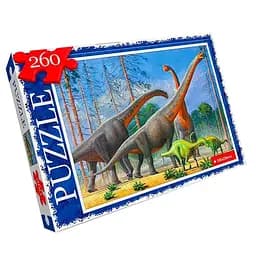Пазл класичний "Динозаври" Danko Toys C260-13-06, 260 елементів