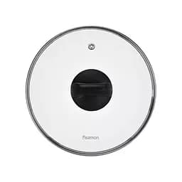 Кришка Fissman зі сталевим обідком чорний 24 см (19892)