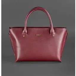 Жіноча шкіряна сумка Midi бордова