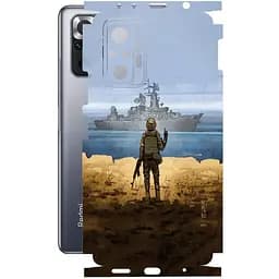 Захисна плівка StatusSKIN для Xiaomi Redmi Note 10 pro 2021 Корпус Вініл Корабель