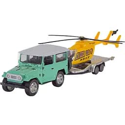 Джип Із Причепом Автопром Ap7465 Масштаб 1:50 Turquoise