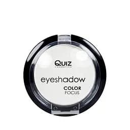 Одинарные тени для век Quiz Color Focus матовые и перламутровые, 100 pearl белый