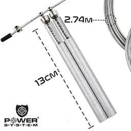 Швидкісна скакалка (PS-4064) Power system 2.8 м fit0007376 - мініатюра 4