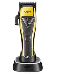 Професійна машинка для стрижки VGR V-015 Pro 7Вт 2500 мАг з насадками - мініатюра 2
