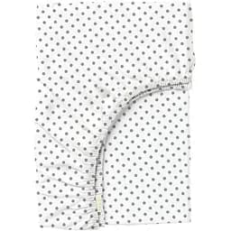 Простирадло Cosas на резинці 120х200 mini dots cs7, білий (DotsGreyWhite_120х200x20)
