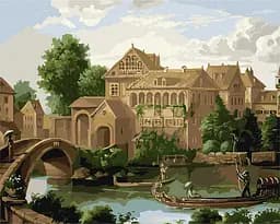 Картина за номерами "Італійська провінція" ©Сергій Лобач KHO3633 Ideyka 40х50 см