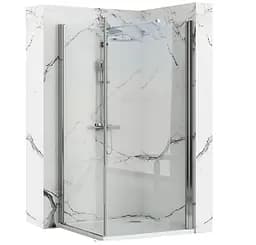 Душова кабіна Rea Maxim 90x90 R REA-K0267, Хром, Права, прозорий