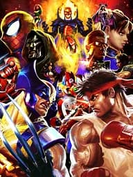 Деревянный пазл Marvel vs Capcom 2, А3, Картонная коробка 200 элементов