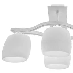 Люстра стельова Brille в спальню E14 60W WH (BR-01462C/4) - мініатюра 6