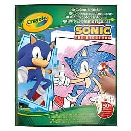 Розмальовка Crayola Sonic 32 сторінки та 4 сторінки наліпок