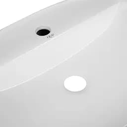 Умивальник Qtap Scorpio накладний овальний 505x385x120 мм White + донний клапан PU02, Білий - мініатюра 5