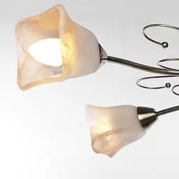 Люстра стельова Brille класична E14 60W BZ (LK-181C/5) - мініатюра 2
