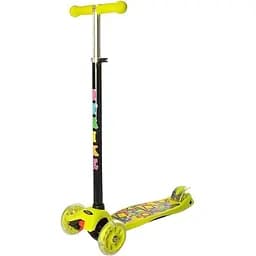 Самокат iTrike JR 3-055-GR1 складной желтый