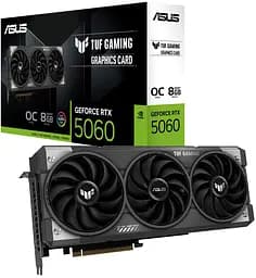Відеокарта ASUS RTX 5060 8GB TUF Gaming OC Edition (TUF-RTX5060-O8G-GAMING) (GDDR7, 128 bit, PCI-E v5.0 x16) - мініатюра 10