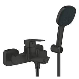 Змішувач для ванни Grohe Cubeo 1018142430 Чорний матовий