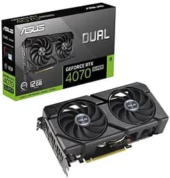 Видеокарта ASUS RTX 4070 SUPER 12GB EVO (DUAL-RTX4070S-12G-EVO) (GDDR6X, 192 bit, PCI-E v4.0) Б/у