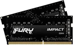 Модуль памятi SO-DIMM DDR4 2x16GB/3200 Kingston Fury Impact (KF432S20IBK2/32) - мініатюра 2