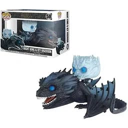 Фигурка Funko Pop Король ночи и Ледяной Висерион Game of Thrones Night King and Icy Viserion 12см GT NK 58