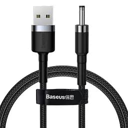 Кабель Baseus Cafule Cable USB to DC 3.5mm 1m CADKLF-G1 Black-Grey