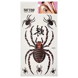 Временная татуировка "Пауки Tattoo" Bambi 1020-HM333