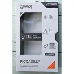 Оригінальний протиударний чохол Gear4 Piccadilly D3O для iPhone 12 Pro (6.1") Black + Прозорий (702006868) - мініатюра 7