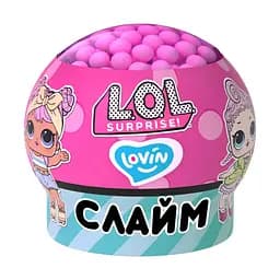 Детский антистресс-слайм Шар L.O.L. Surprise! LOL80192, 210 мл