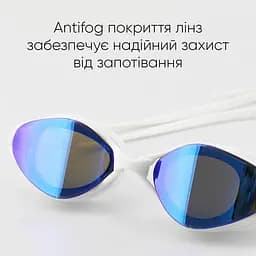 Окуляри для плавання Renvo Gulis Уні Anti-fog Білий OSFM (2SG130-0403)
