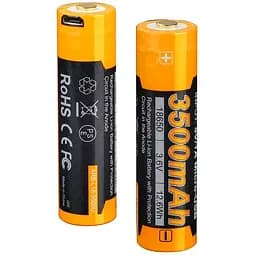 Акумулятор Fenix 18650 (3500 mAh) micro usb зарядка