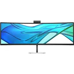 TFT 49" HP S5 Pro 549pm, VA, DQHD, RJ-45, HDMI, DP, USB-C, cam, чорний