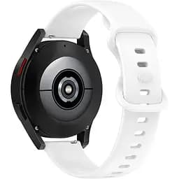 Силіконовий ремінець для смарт-годин BeWatch Amazfit універсальний 20 мм L Білий (101N3L02.2)