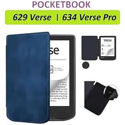 Чохол-книжка BeCover Smart Case для PocketBook 629 Verse / 634 Verse Pro 6" Deep Blue (710452) - мініатюра 5