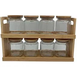 Набір ємностей для спецій Vittora 8 шт. по 250 мл (136093)