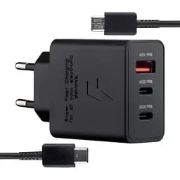 Сетевое зарядное устройство для Samsung T6530 65W Type-C to Type-C High c0py Черный