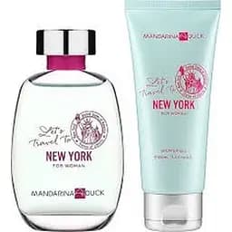 Набір Mandarina Duck Let's Travel To New York For Woman 100 мл туалетна вода, 100 мл гель для душу
